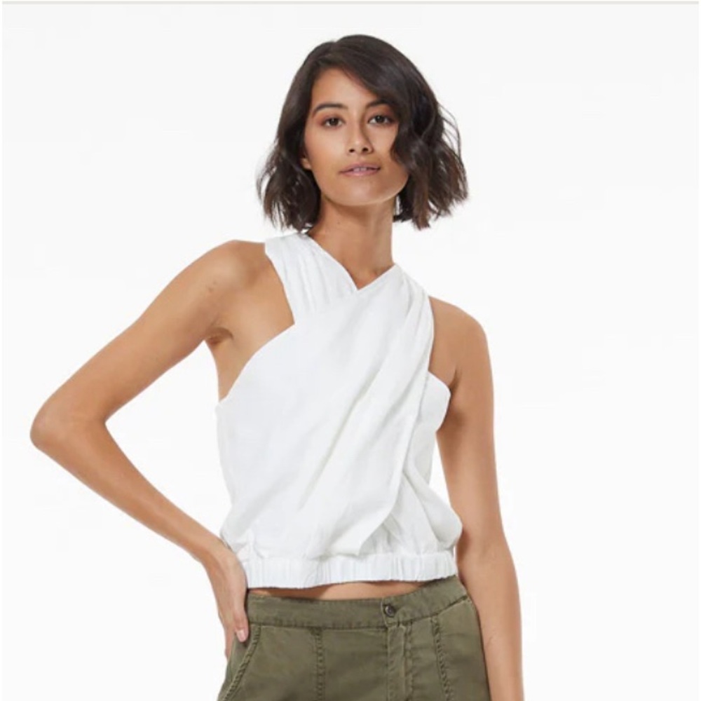 Brand New, Never Been Worn YFB Oahu Halter 55% Linen/45% Rayon in color Bone